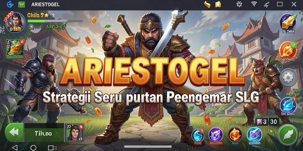 Screenshot menunjukkan gameplay intens ARIESTOGEL dengan strategi yang dalam.