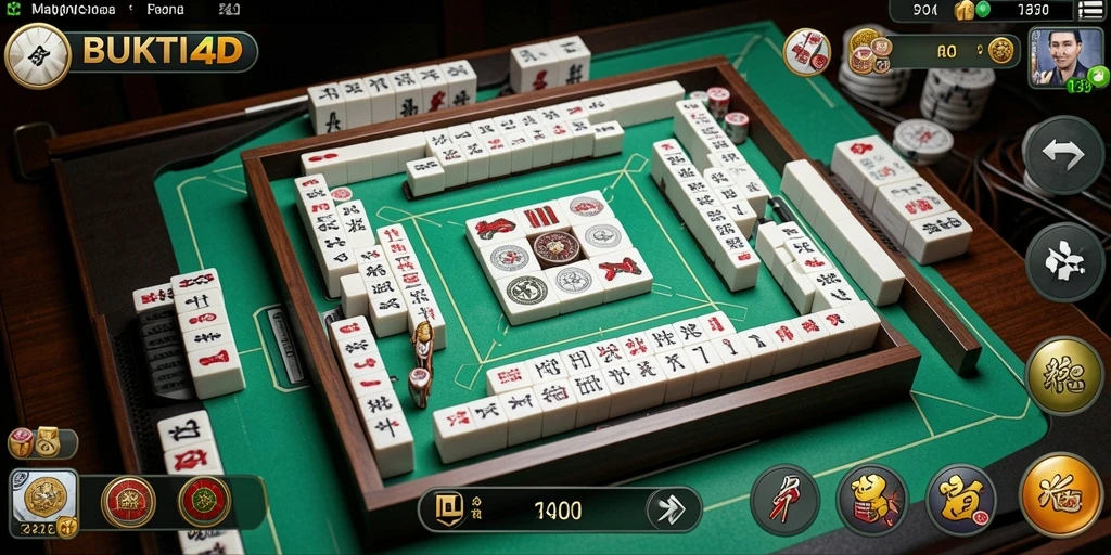 Screenshot BUKTI4D menampilkan gameplay menyenangkan Mahjong.