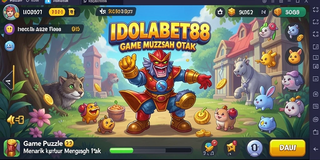 Tampilan gameplay menarik dari IDOLABET88 dengan puzzle yang menantang.