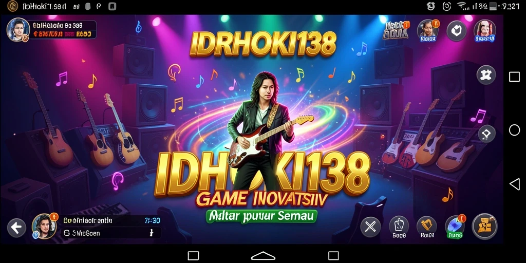 Tampilan gameplay IDRHOKI138 dengan tantangan musik yang seru.
