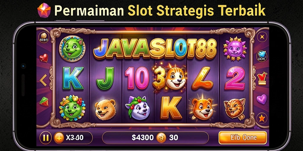 Tampilan gameplay menarik dari JAVASLOT88 dengan berbagai slot.