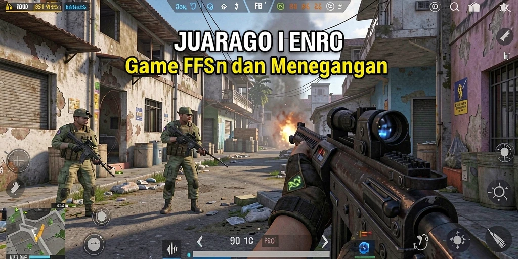 Screenshot JUARAGO menampilkan aksi seru dari gameplay FPS yang menarik.