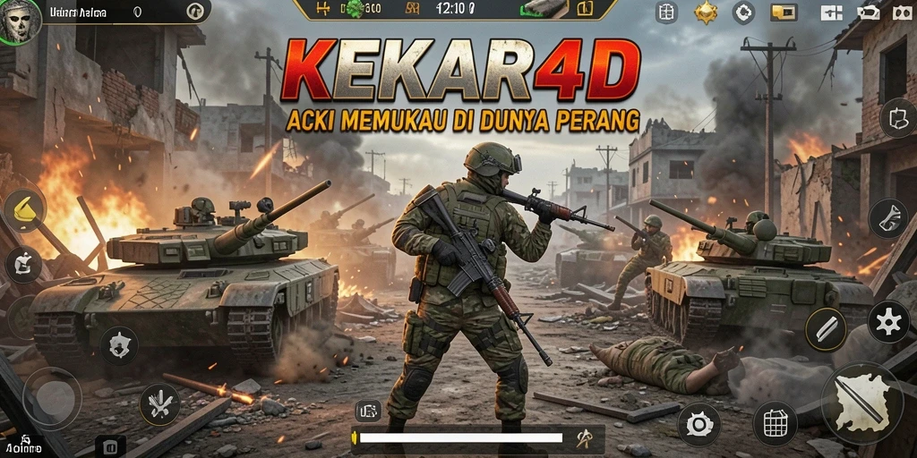 Tampilan seru dari gameplay aksi KEKAR4D yang mendebarkan.