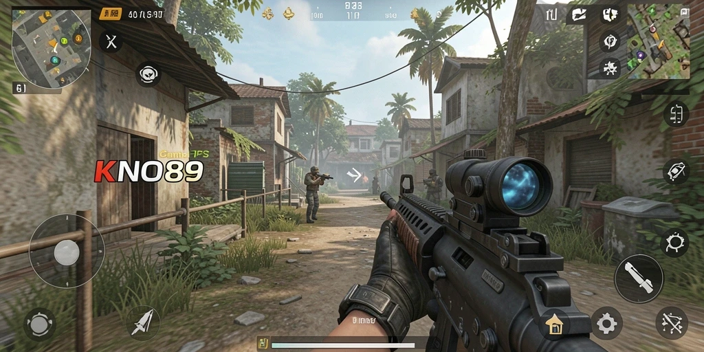 Gameplay KNO89 yang mendebarkan di medan perang.