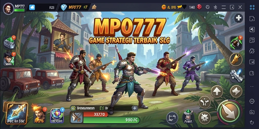 Tangkapan layar MPO777 menunjukkan aksi pertempuran strategi yang menegangkan.
