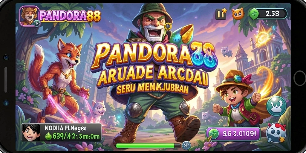 Tangkapan layar menampilkan gameplay seru PANDORA88.
