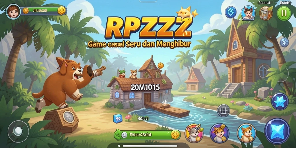 Menampilkan gameplay seru dari RPZZZ yang menarik perhatian.