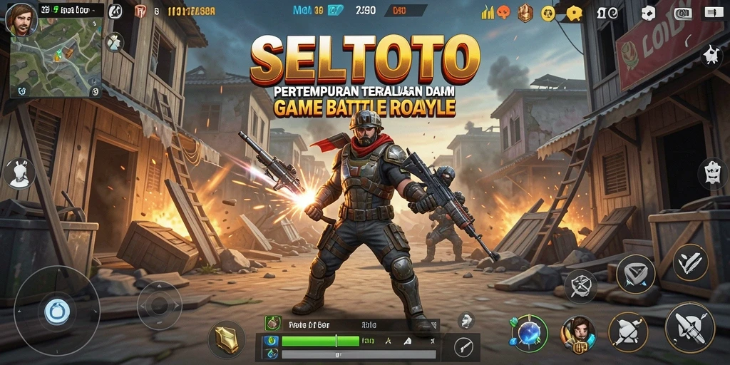 Tangkapan layar gameplay intens SELTOTO yang menunjukkan pertempuran mendebarkan.