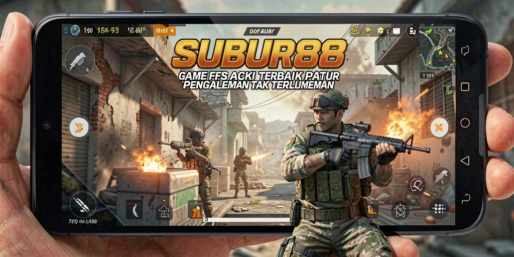 Tampilan gameplay SUBUR88 yang mendebarkan dan menantang di arena FPS.