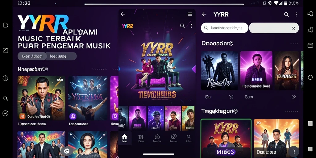 Screenshot utama YYRR menunjukkan tampilan antarmuka yang menakjubkan dan interaktif.
